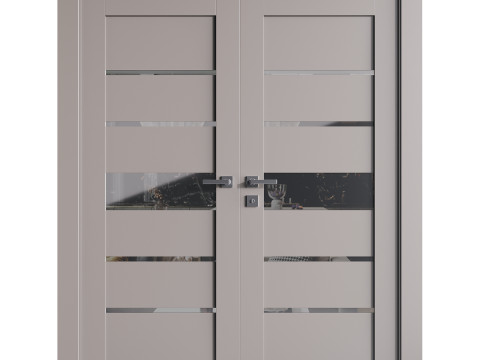 Modern entrance door 75 3D Model