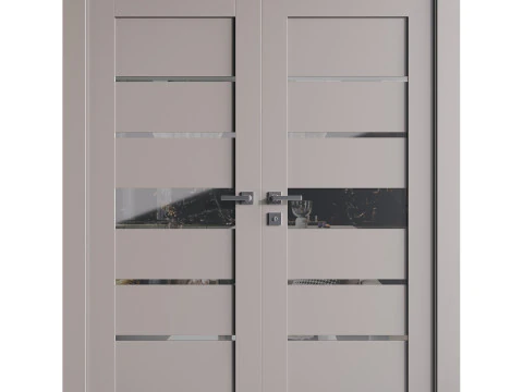 Modern entrance door 75 3D Model