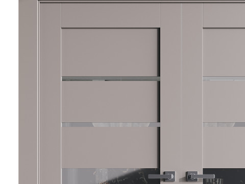 Modern entrance door 75 3D Model