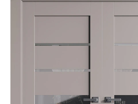 Modern entrance door 75 3D Model