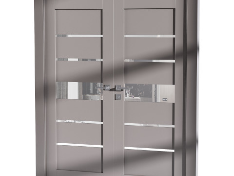 Modern entrance door 75 3D Model