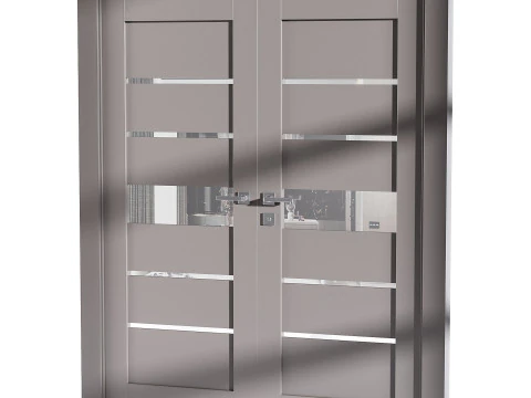 Modern entrance door 75 3D Model