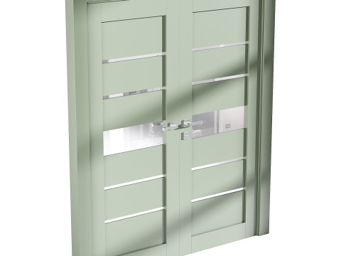 Modern entrance door 75 3D Model
