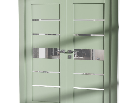 Modern entrance door 75 3D Model