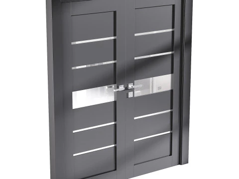 Modern entrance door 75 3D Model