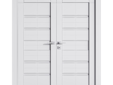 Modern entrance door 75 3D Model