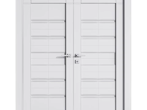Modern entrance door 75 3D Model