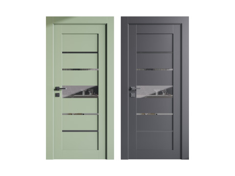 Modern entrance door 76 Modelo 3D