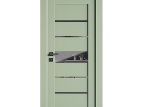 Modern entrance door 76 3D Model