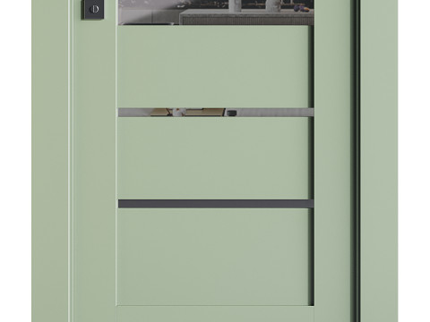 Modern entrance door 76 3D Model