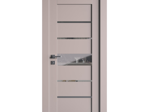 Modern entrance door 76 3D Model