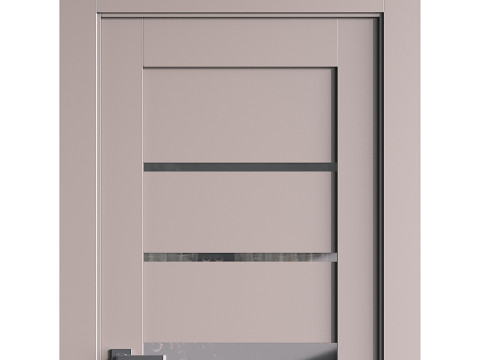 Modern entrance door 76 3D Model