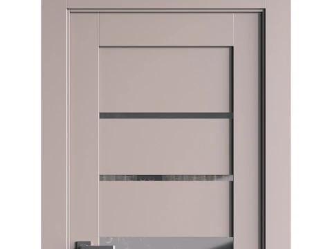 Modern entrance door 76 3D Model