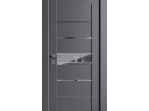 Modern entrance door 76 3D Model