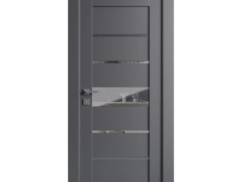 Modern entrance door 76 3D Model