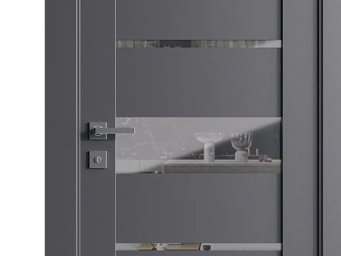 Modern entrance door 76 3D Model