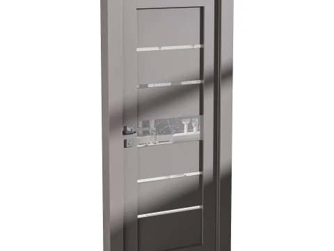 Modern entrance door 76 3D Model