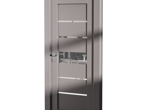 Modern entrance door 76 3D Model