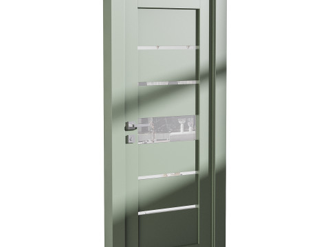Modern entrance door 76 3D Model