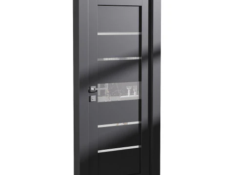 Modern entrance door 76 3D Model