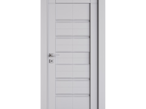 Modern entrance door 76 3D Model