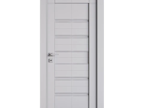 Modern entrance door 76 3D Model