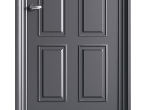 Modern entrance door 79 3D Model
