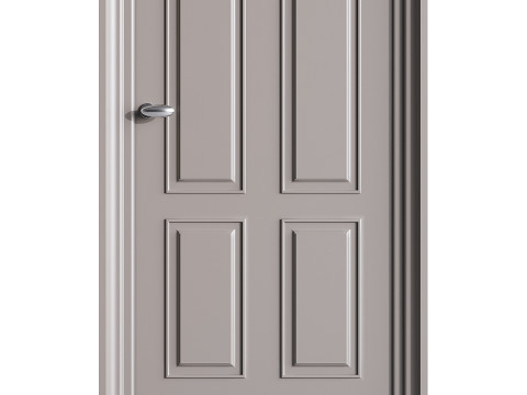 Modern entrance door 79 3D Model