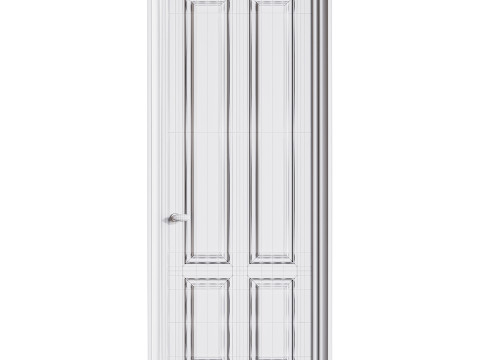 Modern entrance door 79 3D Model