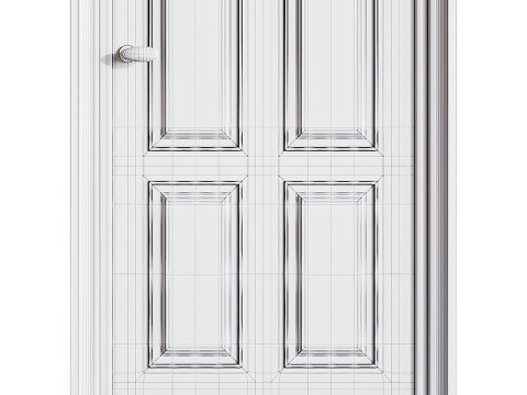 Modern entrance door 79 3D Model