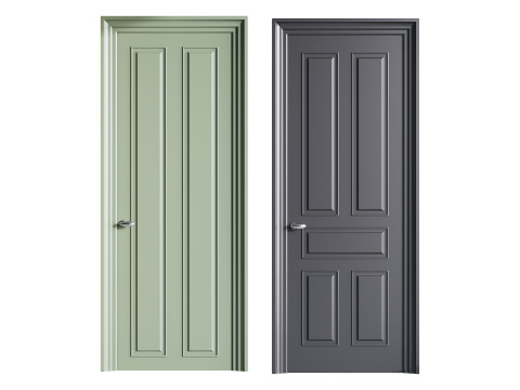Modern entrance door 80 Modelo 3D