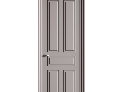 Modern entrance door 80 3D Model