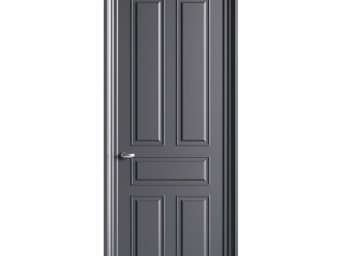Modern entrance door 80 3D Model