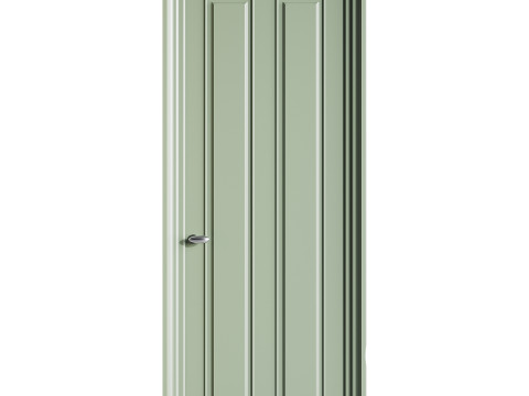 Modern entrance door 80 3D Model