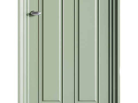 Modern entrance door 80 3D Model
