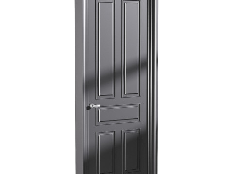Modern entrance door 80 3D Model