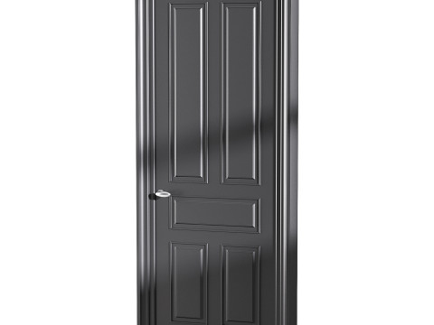 Modern entrance door 80 3D Model
