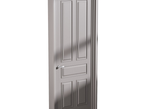 Modern entrance door 80 3D Model