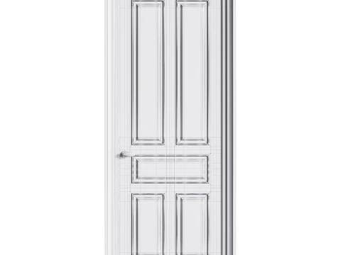 Porta de entrada moderna 80 Modelo 3D