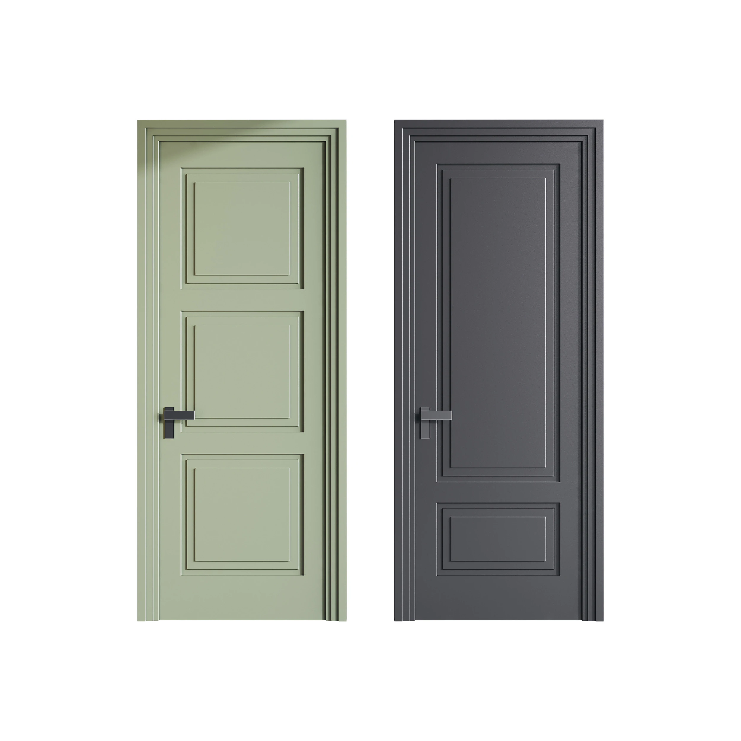 Modern entrance door 82 3D Model .c4d .max .obj .3ds .fbx .stl .blend 