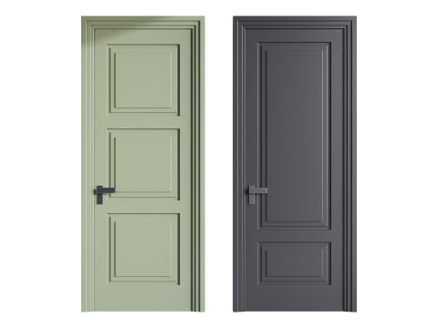 Modern entrance door 82 Modelo 3D
