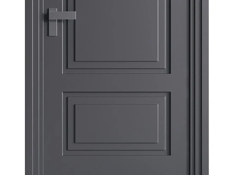 Modern entrance door 82 3D Model