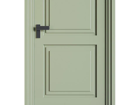 Modern entrance door 82 3D Model