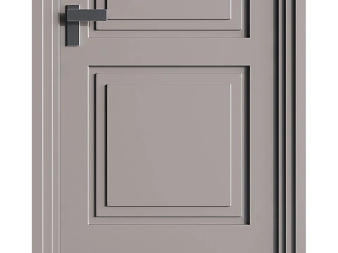 Modern entrance door 82 3D Model