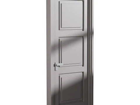 Modern entrance door 82 3D Model