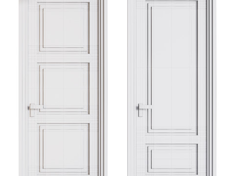 Modern entrance door 82 3D Модель