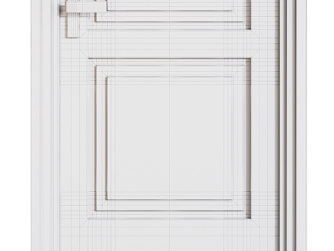 Modern entrance door 82 3D Модель
