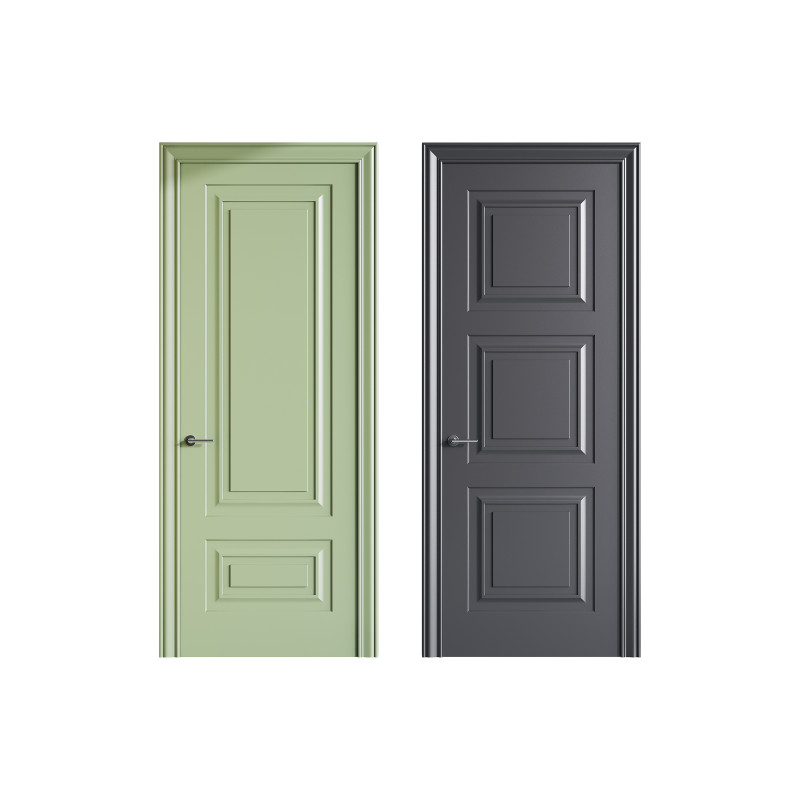 Modern entrance door 83 3D Model .c4d .max .obj .3ds .fbx .stl .blend 