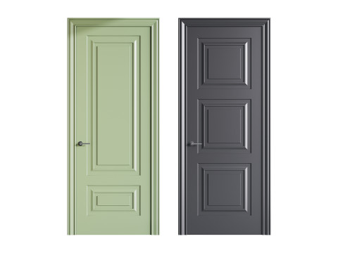 Modern entrance door 83 3D Model
