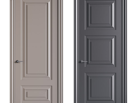 Modern entrance door 83 3D Model